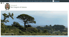 Desktop Screenshot of comune.san-gregorio-di-catania.ct.it